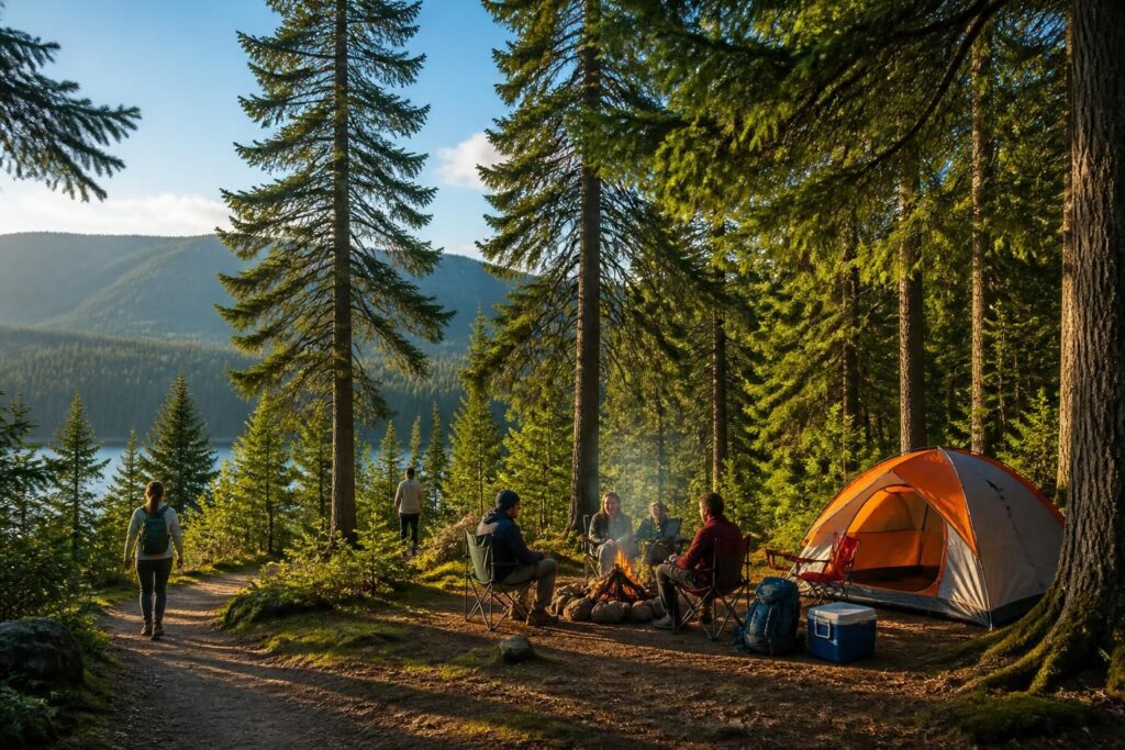 découvrez les joies des vacances nature au camping de gérardmer, entouré de magnifiques sapins. profitez d'un séjour paisible en pleine forêt pour vous ressourcer et vivre des moments inoubliables en famille ou entre amis.