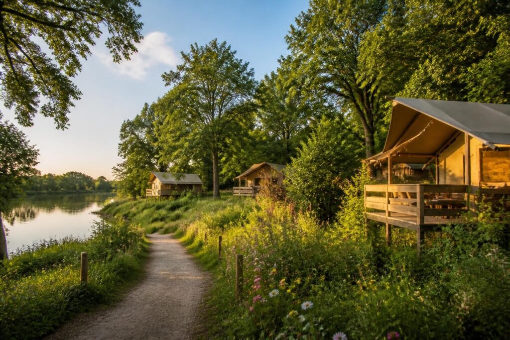 découvrez huttopia à rillé, un lieu unique pour une immersion en pleine nature entre la loire et la forêt, idéal pour des vacances ressourçantes en famille ou entre amis.