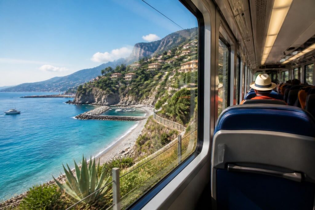 découvrez une escapade méditerranéenne inoubliable en voyageant en train de menton à monaco. profitez des paysages côtiers, du confort du trajet et des charmes de la riviera française.
